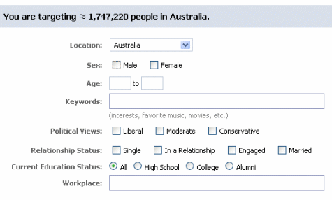 Facebook Flyers Demographics