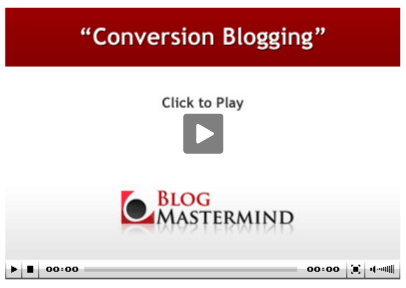 Conversion Blogging Video